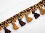 (image for) Gold Multi Tassel Fringe Trim