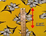 (image for) Sunshine Floral Stretch Fabric by the yard
