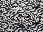 (image for) Black/White Zebra Print Fabric Knit