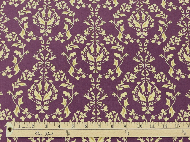 Cotton Damask/Jacquard Print Fuchsia background with yellow-gold pattern Huntington Fabric [CTP5837] : Buy Cheap Discount Fashion Fabric Online | Huntington Fabric Depot