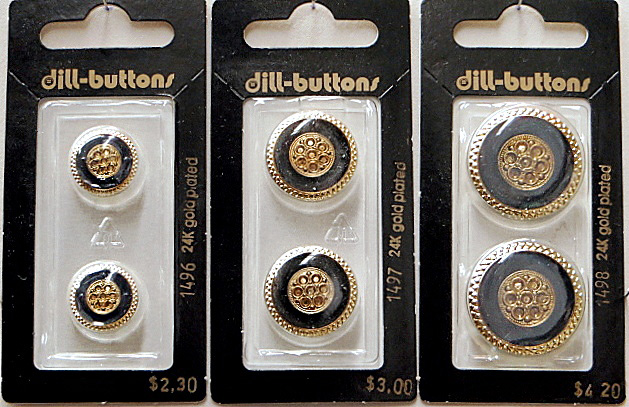 cheap gold buttons