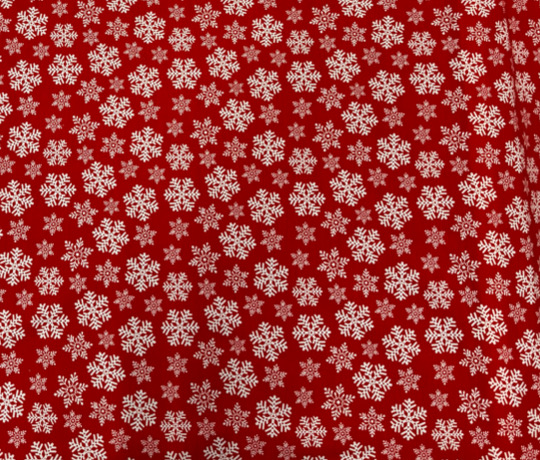 (image for) Let It Snow Collection| Snowflake Cotton Print