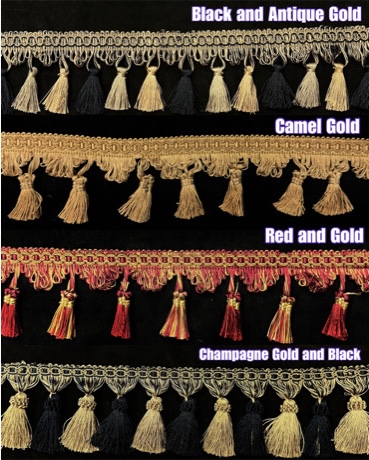 (image for) 4" and 3 1/2" Tassel Fringe Trim