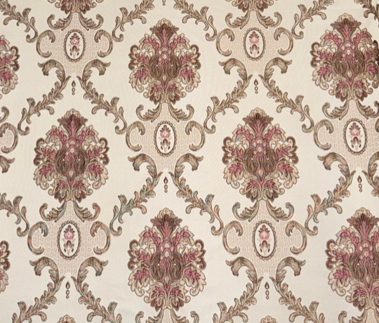 (image for) Regal Antique Rose Brocade Fabric