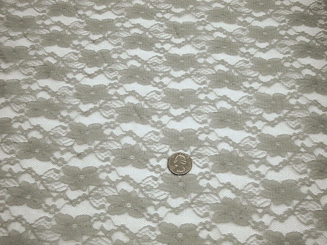 gray stretch lace fabric