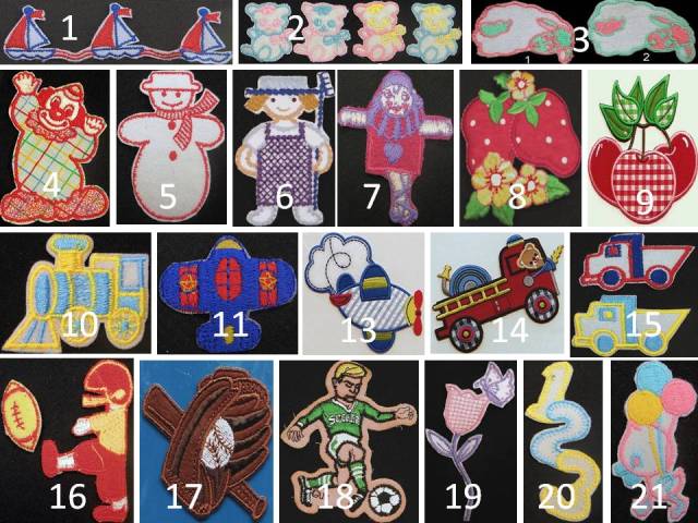 (image for) Kids and Sports Appliques