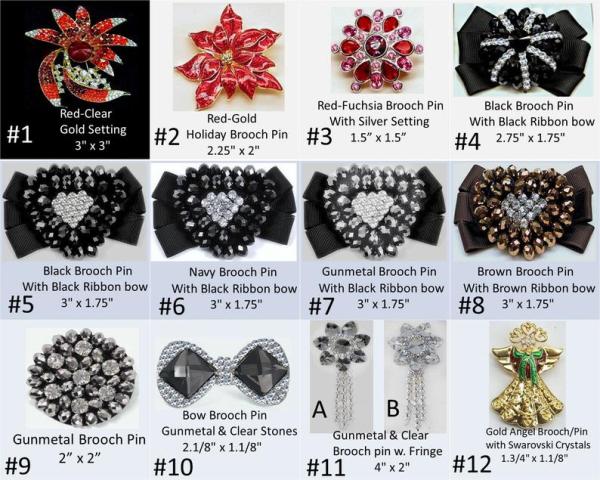 Jeweled and Holiday Brooch Pins : Buy Cheap & Discount Fashion