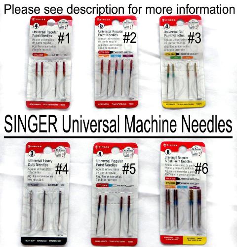 SINGER Universal Sewing Machine Needles : Buy Cheap & Discount