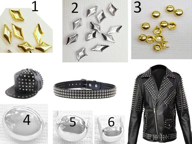 Metal Studs for Clothing - Leather Studs - Decorative Studs