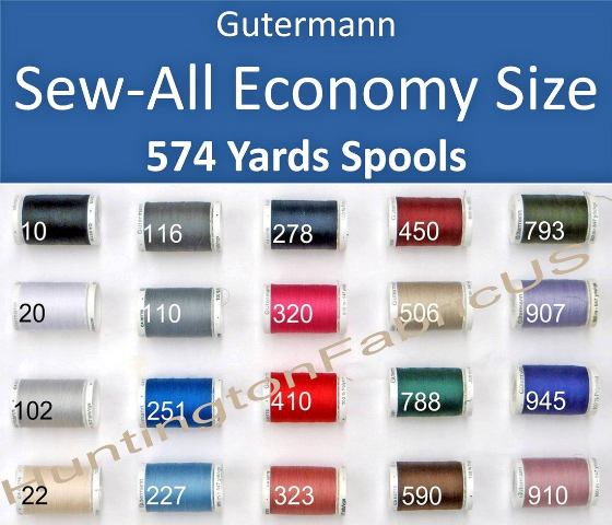 Gutermann Sew-All Thread, 110 Yards Gutermann Sew-All Thread 110 Yards [ Gutermann Sew-All Thread 110 Yds] - $2.89 : Buy Cheap & Discount Fashion  Fabric Online