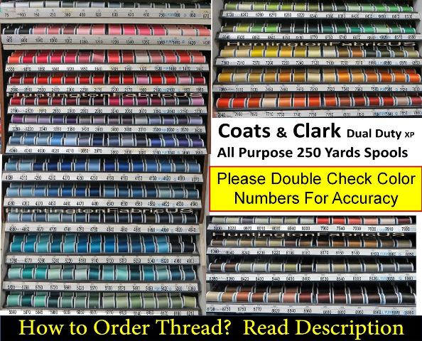 Coats & Clark S910 Dual Duty XP General Purpose-300 Colors Coats 